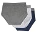 

Calvin Klein Boys Grey / White / Navy 3 Pack briefs for boys