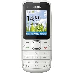Nokia C1-01 Handy (Ohne Branding, 4,6 cm (1,8 Zoll) Display, VGA Kamera) warm grey