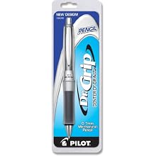Pilot Dr. Grip Center of Gravity 0.7mm Mechanical Pencil, Charcoal Gray Barrel, 1-Count (36280)