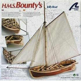 Jolly Boat from the HMS Bounty 1:48-Scale Wooden Ship Kit by Warehouse 36