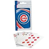 Chicago Cubs Team Logo Vortex Design Playing Cards