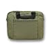 Polyester Nylon Briefcase Messenger Bag with Detachable Shoulder Straps (Lime) for Samsung Series 5 3G Chromebook