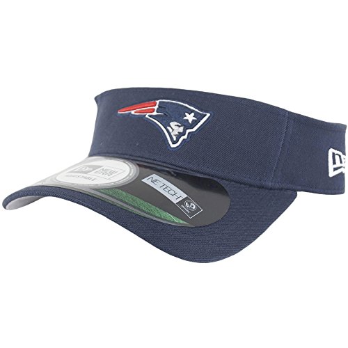 New England Patriots NFL Onfield Adjustable Visor by New Era (Navy-Red)