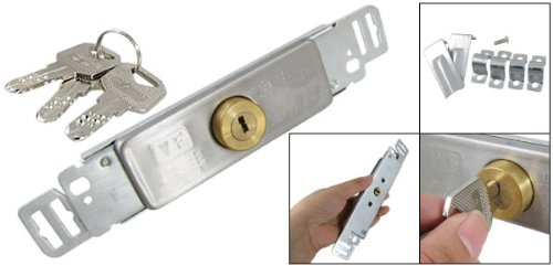 Amico Computer Keyway Thin Rolling Shutter Door Lock w Keys for Warehouse