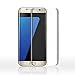 Galaxy S7 Edge Screen Protector, Auto Safety 3D curved Tempered Glass Screen Protector Full Coverage HD Clear Anti-Bubble Military Grade Screen Cover, Edge to Edge (Clear)