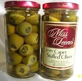 Caper Stuffed Gourmet Queen Spanish Olives 12 oz. Jar