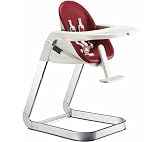 Chaise haute I-Sit rouge + Coffret repas (assiette maintien au chaud + ventouse + cuillère silicone + bavoir + tasse Drinky) – 6M+