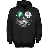 Auburn Tigers vs. Oregon Ducks Black 2011 BCS National Championship Dueling Helmets Hoody Sweatshirt