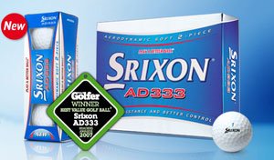 2010 Srixon AD333 Golf Balls ONE DOZEN Brand New