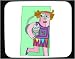 Decorated Mouse Pad with human, body, individuals, individual, persons, cat, running, humans, holding, people, woman, pet, person