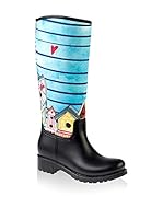 ZZ-SILENCE of the BEES Botas de agua Birdhome (Negro / Azul)