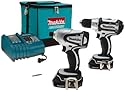 Makita LCT200W 18-Volt Compact Lithium-Ion Cordless 2-Piece Combo Kit