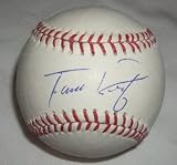 Fernando Rodney Autographed Major League Baseball W/PROOF, Picutre of Fernando Signing For Us, Anaheim Angels, Detroit Tigers