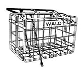 Wald 582 White Rear Folding Basket 12.75 x 7.25 x 8.5