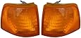 Discount Starter and Alternator FO2521116 FO2520118 Ford Ranger Replacement Corner Light Pair Plastic Lens Without Bulbs