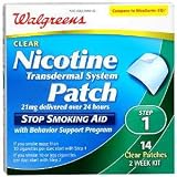 Walgreens Nicotine Patches, Step 1, 14 ea