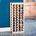 Kitchen & Housewares : Wooden Wine Rack-Holds 44 Bottles-Unfinished Pine (Unfinished Pine) (40.5"h x 17"w x 10.5"d)