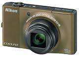 Nikon S8000 Digital Camera - Brown (14.2mp, 10x Optical Zoom) 3 Inch Lcd