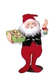 Annalee 9-Inch Santa with Ornament