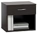 FMD 613-001 Nachtkonsole Jonny - B/H/T: 42.0 x 37.5 x 30.0 cm, Mocca