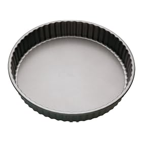 Master Class Non-Stick Fluted Loose Base Quiche Tin Round 23cm