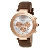 Freelook Women's HA1136CHRG-9 Cortina Chrono Brown Leather Band