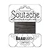 Shiny Metallic Soutache Bundle: Gold, Silver, Copper, Bronze and Black Soutache Cord - 15 Yards Total