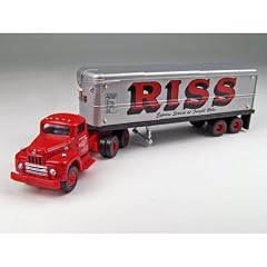 Riss HI R-190 Tractor & Aero Van Trailer Set - 1:87