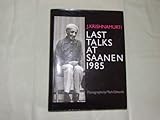 Last talks at Saanen 1985