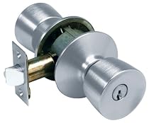 Schlage F51VBEL626 Bell Entry Knob, Brushed Chrome