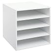 4-Shelf Organizer Cube - White