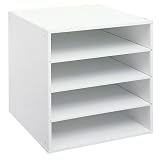 4-Shelf Organizer Cube - White
