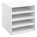 4-Shelf Organizer Cube - White