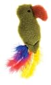 West Paw Design Dazzle Catnip-Filled Bird Cat Toy with Bell, Kiwi