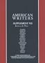 American Writers: Supplement (American Writers Supplements)