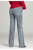metrostyle Lace Print Jean