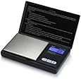 American Weigh Scales AWS-1KG-BLK Signature Series Black Digital Pocket Scale, 1000 by 0.1 G