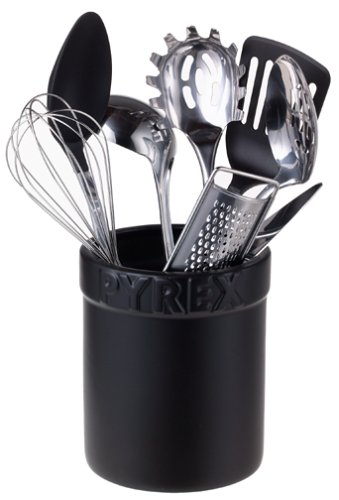 Pyrex 9-Piece Utensil Crock