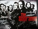 Signed Sopranos, The 11x14 by James Gandolfini, Edie Falco, Lorraine Bracco, Dominic Chianese, Vincent Pastore, Michael Imperioli, Robert Iler, Steven Van Zandt, Jamie-Lynn Sigler, Drea DeMatteo, Tony Sirico and Aida Turturro Photo
