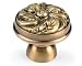 Louis XIII Antique Brass Knob 1 3/8
