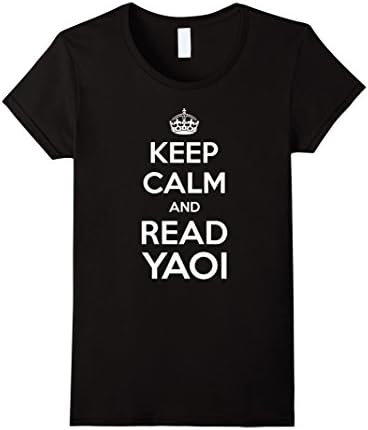 Women's Yaoi Shirt - Keep Calm And Read Yaoi Medium Black