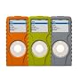 XtremeMac TuffWrap for iPod Nano (3 Pack) - Grey, Lime & Orange