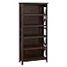 Bush Furniture Key West 5 Shelf Bookcase in Bing Cherry