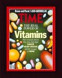 Vitamins / TIME Cover: April 06, 1992, Framed Art Print by TIME Magazine