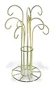 Ornament Stand With 9 Hooks Has Attractive Twisted Wire Design And Bright Gold Finish (Set of 2)