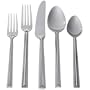 Hampton Forge Pyramid Satin 20-Piece 18/0 Forged Flatware Set, Service for 4