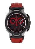 Tissot Men's T0484172705702 T-Race Quartz Red Strap Chronograph Dial Watch