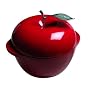 Lodge Enameled Cast-Iron 3-Quart Apple Pot, Red