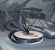 Sheer Organza Ribbon Mono Edge - 5/8" - 25 Yards (75 FT) - Navy Blue