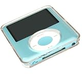 PCMS 3RD GENERATION APPLE IPOD NANO (CLEAR) SNAP-ON CRYSTAL CASE W/ VIDEO STAND AND LANYARD
